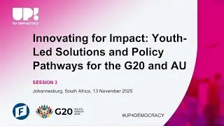 Innovating for Impact: Youth-Led Solutions and Policy Pathways for the G20 and AU