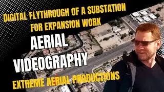 Digital Flythrough of a substation for expansion work || Extreme Aerial Productions