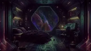 Decompress before sleep | Zero Gravity Feeling | Spaceship Rumble Sounds