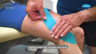 DermaPlast ACTIVE Banda Kinesiologica - Cum utilizez banda kinesio pentru dureri ale genunchiului?