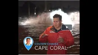It's the dry season, but el Nino-fueled storms flood parts of Cape Coral with nearly a foot of rain!
