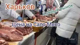 Харьков/ Цена на Мясо и Сало/ Конный Рынок 