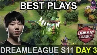 DreamLeague S11 Major BEST PLAYS Day 3 Highlights Dota 2 Time 2 Dota #dota2