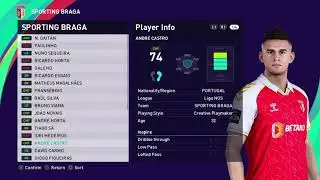 eFootball PES 2021 BRAGA BASE COPY