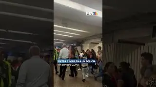 Mujer golpea a polic&iacute;a del Metro CDMX tras discusi&oacute;n por aglomeraciones