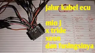 jalur kabel ecu mio j dan fungsinya