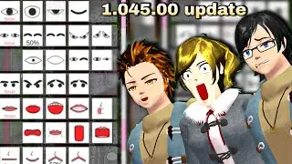 the new face expressions are kinda... | 1.045.00 UPDATE | SAKURA School Simulator | Rina Tamaki