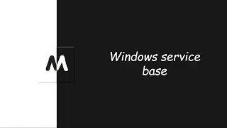 Python : Creating a base for Windows Service