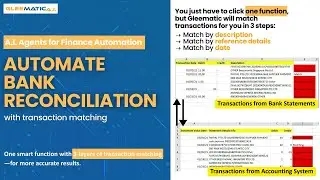 A.I. Agents for Finance Automation: Automate Bank Reconciliation | 3-Layers Transaction Matching