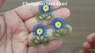 126. Nazar boncuğununun yapraklı yapımı.  (Fiyatı videoda)