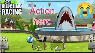 Action hero 🔥 road 🛣️ Hill climb racing 🏎️ gameplay 🔥 [1080P 60FPS] 