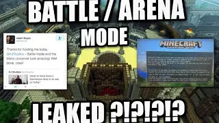 Minecraft PS4 - BATTLE / ARENA MODE LEAKED W/ EVIDENCE ( PS3 / XBOX ) WII