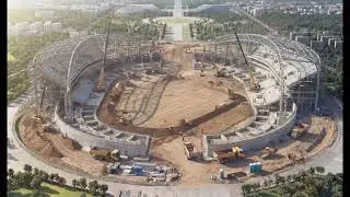From Empty Land to a World-Class Stadium (AI)