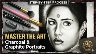 Smita Patil Portrait Drawing | Indian Actress Art