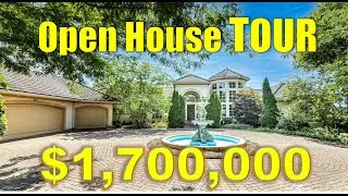 TOUR of this Magnificent Luxury Home! $1,700,000. Open House Tour.  Kansas City area in Olathe, KS.