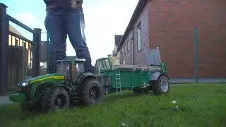 AMAZING RC Tractor with REAL Manure Spreader | RC Farming 2025