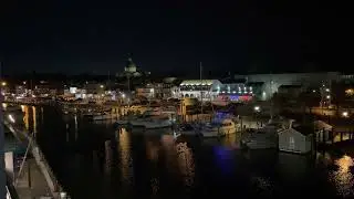 Annapolis Harbor at Night