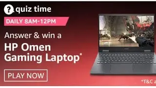 Amazon Quiz Answers Today | Win HP Omen Gaming Laptop | 27 December 2020