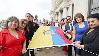 Jersey City 2024 Ecuadorian Flag Raising Ceremony
