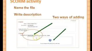 Moodle MOOC with WizIQ -week 2 - Tutorial adding SCORM activities