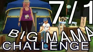 В поход! Big Mama Challenge #7/1.The Sims 4 Let's Play