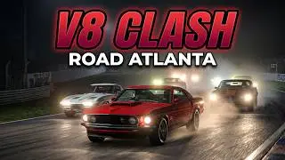 Classic Car Showdown: 1960s Legends Duel at Road Atlanta &ndash; Mustang Leads the Charge!