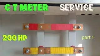 ct meter service | panel board | 200 hp line | part 1