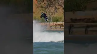Medina stacking clips at the #perfectswell #wavepool at #boavistavillage #surf #club