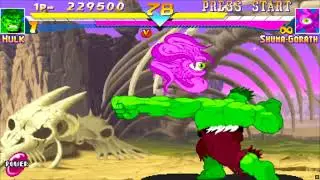 Marvel Super Heroes Hulk Arcade mode