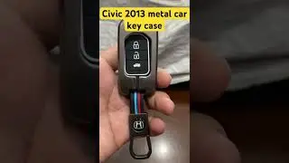 Civic 2013 premium metal car key case amazing look #car #keycase #civic ￼