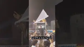 #Vizag Anits college fest lo #NTR Fans mass