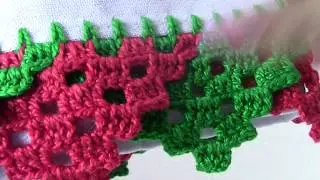 Barrado em Crochê para Natal - Versão Corrigida