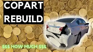 REBUILDING AN AUCTION CAR - COPART REBUILD - NISSAN ALTIMA - PART 1