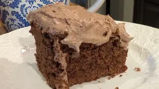 Buttermilk Coffee Chocolate Cake with Buttermilk Chocolate Icing 