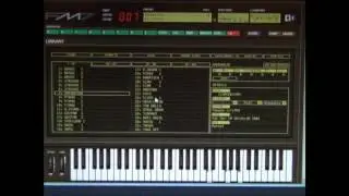 Yamaha DX7 Emulator Software - FM7 - Patch - 007   Orchestra