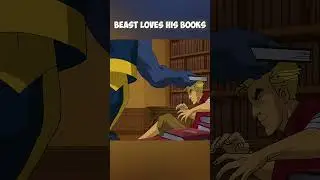 Beast Loves His Books 😅 #xmen