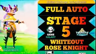 Lords Mobile Limited Challenge Saving Dreams Stage 5 Fully Auto | Dream Witch Stage 5 Fully Auto