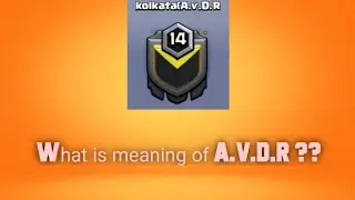 Kolkata AVDR  is my emotion my family my all of them.... ❤️❤️
