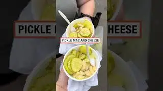 What we ate in an hour at pickle fest 🥒 (🎥: TT/ bootedbrii)