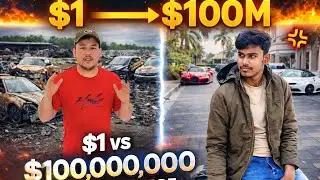 $1 to $100,000,000 Car Challenge.part-1 .and 1-million views complete 4k 