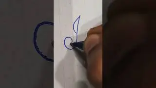 Smooth Cursive I & J Writing #shorts #handwriting #cursive #youtubeshorts