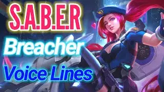 Layla - S.A.B.E.R Breacher skin voice lines - dialogues Mobile Legends Noygen