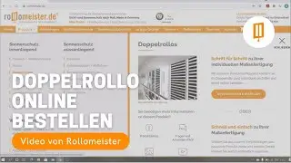 Doppelrollo nach Ma&szlig; messen und online bestellen