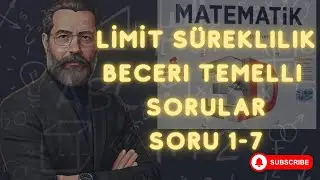 3D YAYINLARI AYT MATEMATİK VDD LİMİT BECERİ TEMELLİ SORULAR 1-7