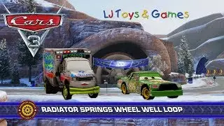Disney Cars 3 Video Game Play - 13 of 21 Race Track Radiator Spring Wheel Well Loop