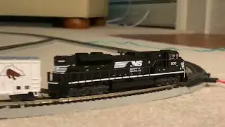 NS 1030 pulling the NEW CN&W rebuilt Cars.