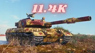 GPT-75   11.4K Damage - World of Tanks #wot