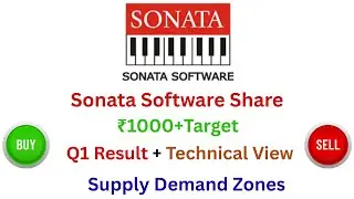 Sonata Software Share Q1 Result Today + Chart Analysis Profit Booking Zone Resistance Support Levels