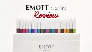UNI EMOTT ever fine Fineliners REVIEW