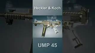 Heckler & Koch UMP 45 submachine gun #shorts